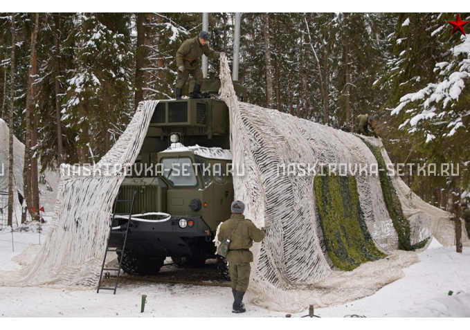 Маскировочный комплект МКТ-2С Снег 12х18 м – купить по цене 67500 руб. в интернет-магазине в городе Липецк картинка 8