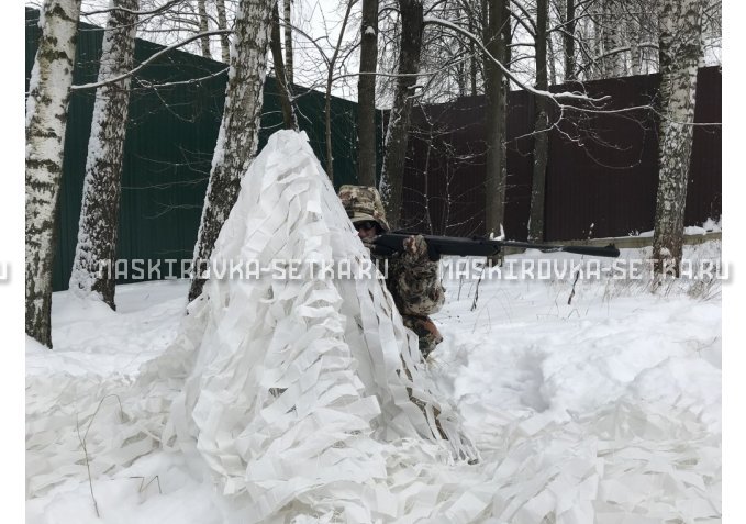 Маскировочная сеть МКТ-2С Снег 3х6 м – купить по цене 4700 руб. в интернет-магазине в городе Липецк картинка 2