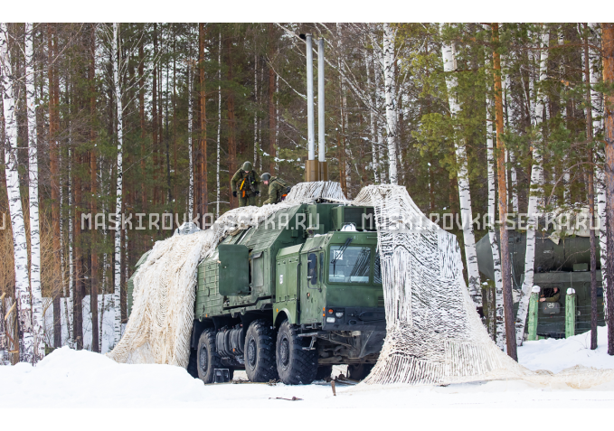Маскировочный комплект МКТ-2С Снег 12х18 м – купить по цене 67500 руб. в интернет-магазине в городе Липецк картинка 5