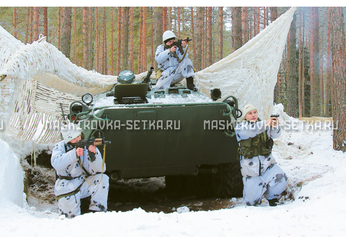 Маскировочный комплект МКТ-2С Снег 12х18 м – купить по цене 67500 руб. в интернет-магазине в городе Липецк картинка 6