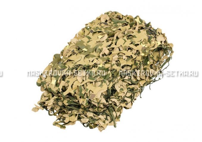 Массеть Camosystems Пейзаж-Профи Милитари 3D 1,8х3 м  – купить по цене 3850 руб. в интернет-магазине в городе Липецк картинка 1