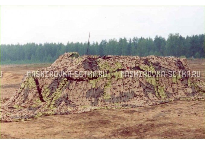 Маскировочная сетка МКТ-4П Поле 3х6 м – купить по цене 8700 руб. в интернет-магазине в городе Липецк картинка 1