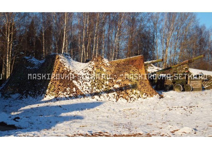 Маскировочная сеть МКТ-2П Поле 3х6 м – купить по цене 4400 руб. в интернет-магазине в городе Липецк картинка 7