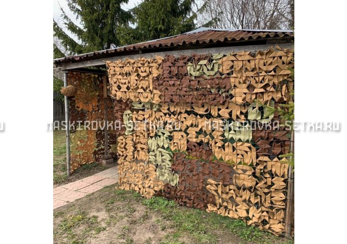 Маскировочная сеть МКТ-2П Поле 3х6 м – купить по цене 4400 руб. в интернет-магазине в городе Липецк картинка 2